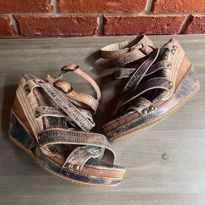 🌞Bed Stu Juliana Platform Wedge Sandal